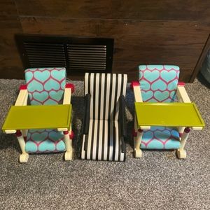 18 inch doll high chairs